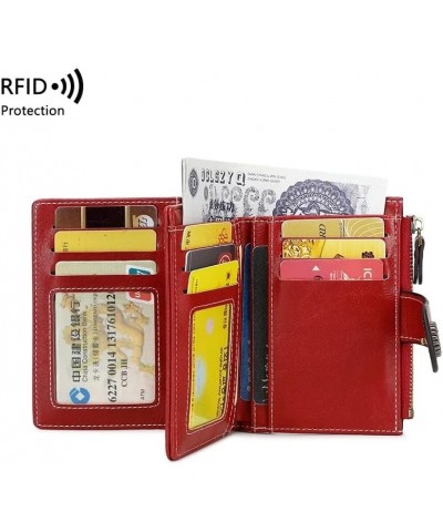 Large RFID Blocking Wallet for Women - PU Leather Wallet with Snap Closure, 3 Page Credit Card Holder, 3 Check Book Slots, 2 ...