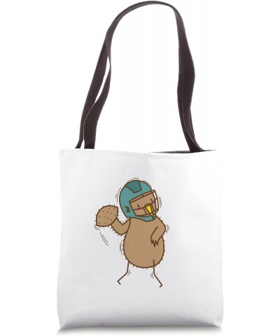 Kiwi play Football Bird and Fruit Tote Bag $11.04 Totes