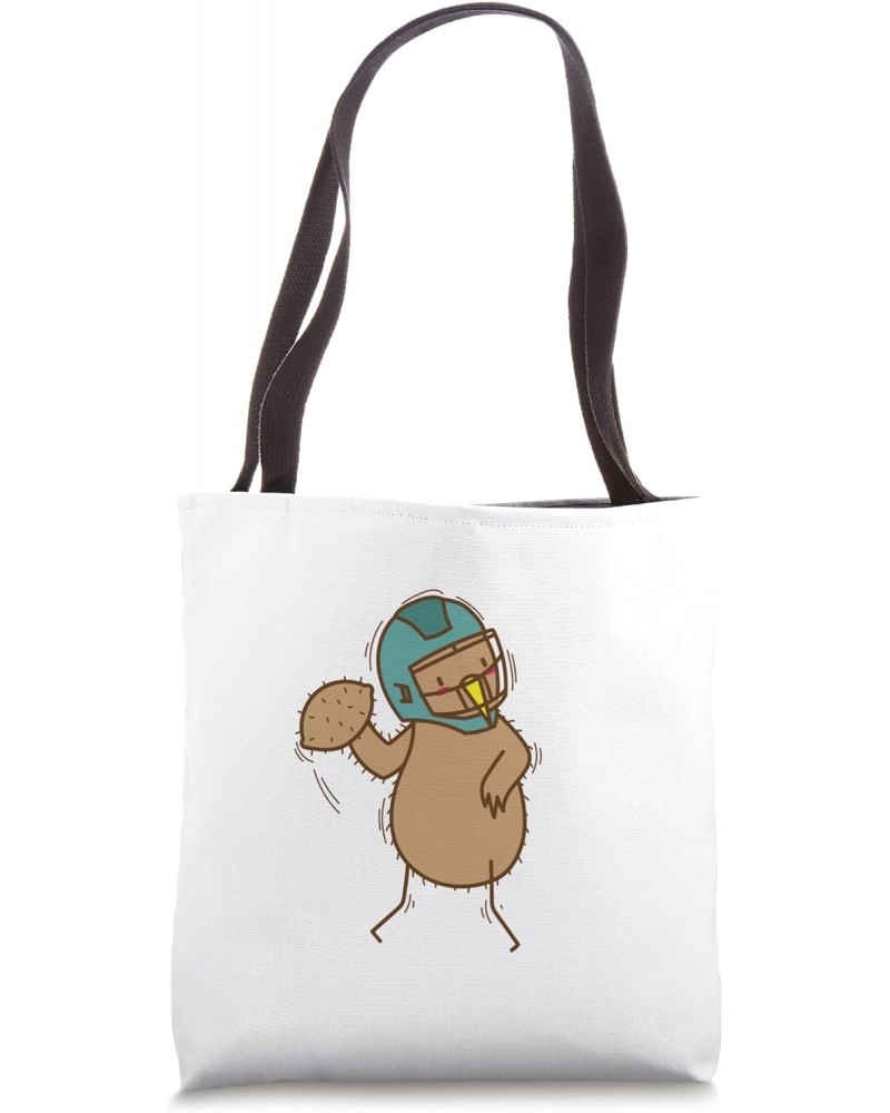 Kiwi play Football Bird and Fruit Tote Bag $11.04 Totes