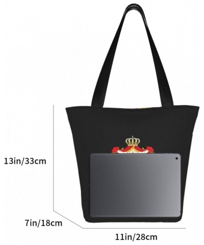 Coat of Arms Luxembourg Women'S Casual One Shoulder Carry Shopping Bag Large Capacity Working Storage Handbag $18.65 Shoulder...