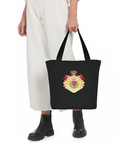 Coat of Arms Luxembourg Women'S Casual One Shoulder Carry Shopping Bag Large Capacity Working Storage Handbag $18.65 Shoulder...