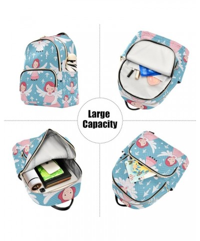 Mini Backpack Purse for Women, Cute Angel Travel Bag Casual Daypack Shoulder Bag Small $18.55 Backpacks