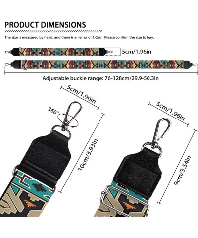 American Tribal Style Wide Purse Straps Replacement Heavy Duty Lightweight Adjustable Crossbody Handbag Shoulder Bag Purses S...