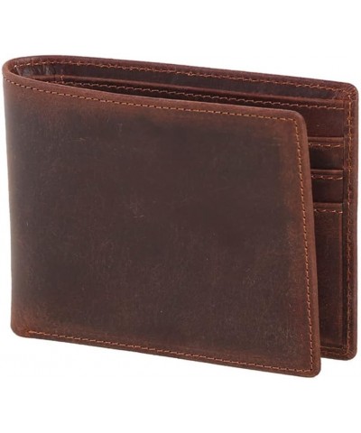 Front Pocket Wallet,Leather Billfold Slim Hipster Cowhide Credit Card/ID Purses Foldable Wallet (Color : C) A $91.03 Wallets