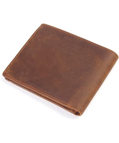 Front Pocket Wallet,Leather Billfold Slim Hipster Cowhide Credit Card/ID Purses Foldable Wallet (Color : C) A $91.03 Wallets