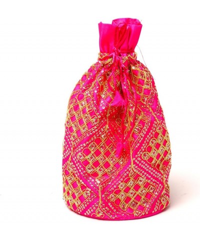 Indian Vibrant Traditional Potli Bag (Rani) 2 Piece By Indian Collectible $21.60 Clutches