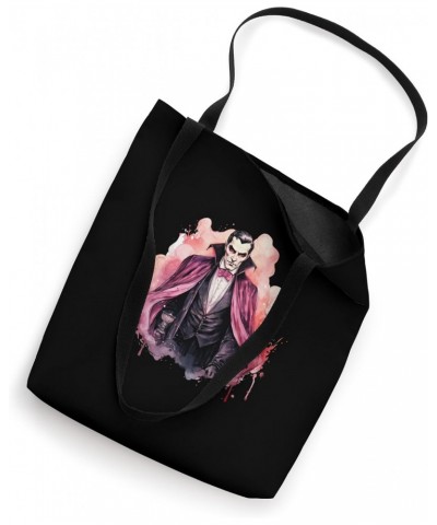 Retro Halloween, Vampire and Dracula in Pink. Fun Halloween Tote Bag $15.60 Totes