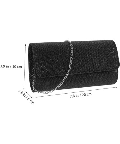 Handbag Women Clutch Bag Evening Bag for Lady Evening Bag for Women Clutch Bag for Purse Women Evening Black $9.59 Evening Bags