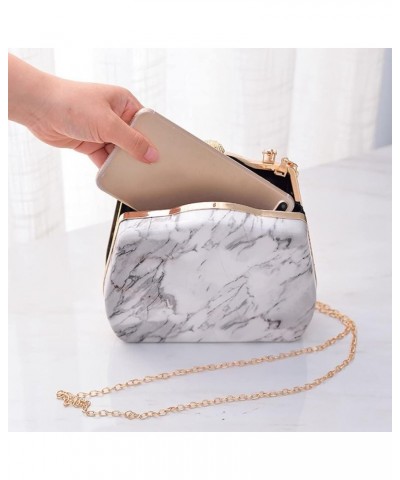 Lady Wallet DAMSIL Women Evening Bag PU Leather Party Purse Clutch Bag Wallet (Color : Gray) Gray $29.32 Evening Bags