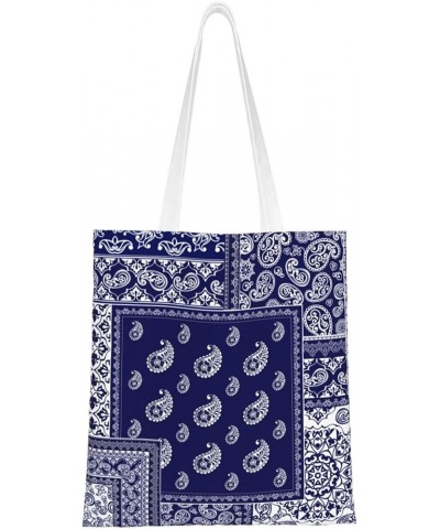 Paisley Single Shoulder Fashion Canvas Tote Shopping Bags Handbags For Men And Women Paisley33 $11.33 Totes