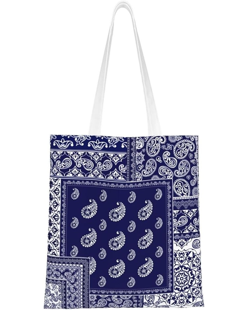 Paisley Single Shoulder Fashion Canvas Tote Shopping Bags Handbags For Men And Women Paisley33 $11.33 Totes