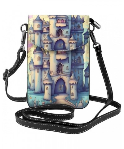 Fairytale Castle Crossbody, Zippered Cell Phone Wallet With Card Slot, Removable Shoulder Strap, 7.6 X 4.9 Inches $20.68 Cros...