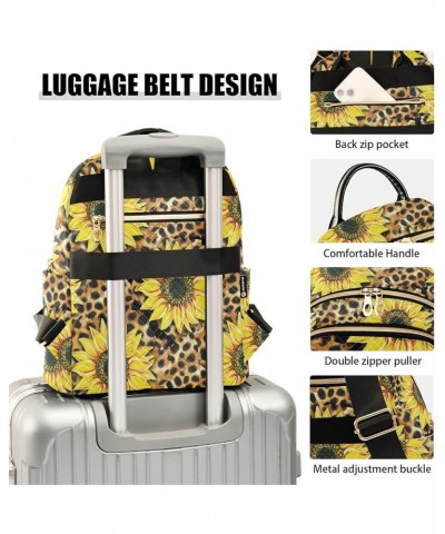 Mini Backpack Purse for Women Lightweight Girls Small Size Leopard Print Sunflower School Teens College Traveling Medium $19....