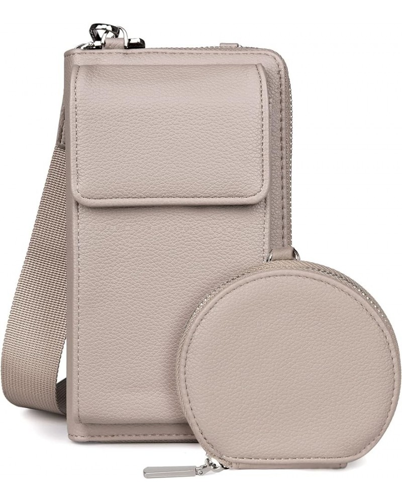 Small Crossbody Cell Phone Purse for Women Wallet Bag with Credit Card Slots 2PCS Zz-tan 180 $8.54 Crossbody Bags