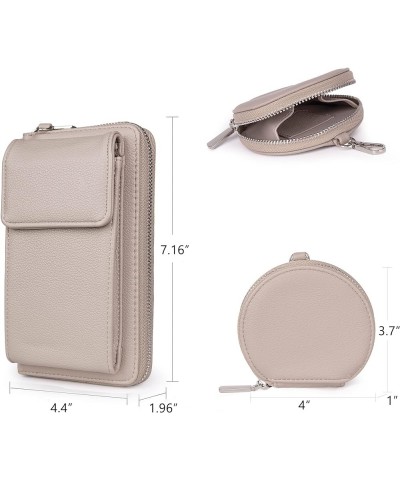 Small Crossbody Cell Phone Purse for Women Wallet Bag with Credit Card Slots 2PCS Zz-tan 180 $8.54 Crossbody Bags