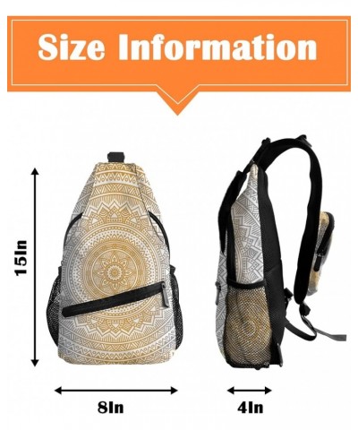 Sling Bag Crossbody Sling Backpack Waterproof Chest Bag Daypack Shoulder Bag for Hiking Walking Travel Mandalaplr6523 $19.71 ...