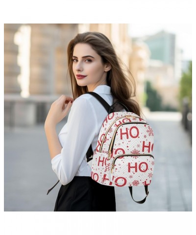 Ho Snowflakes White Christmas Backpack for Women Casual Daypack Shoulder Bag Lightweight Travel Purse Small Backpacks for Out...