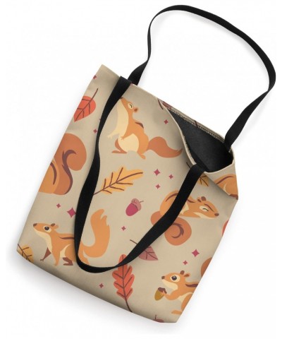 Fall Leaves 2022 Cute Squirrel and Nuts Tote Bag $11.18 Totes