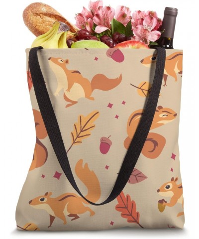 Fall Leaves 2022 Cute Squirrel and Nuts Tote Bag $11.18 Totes