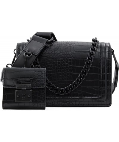 Women's Qiemar Crossbody Bag Black/Black $21.13 Crossbody Bags