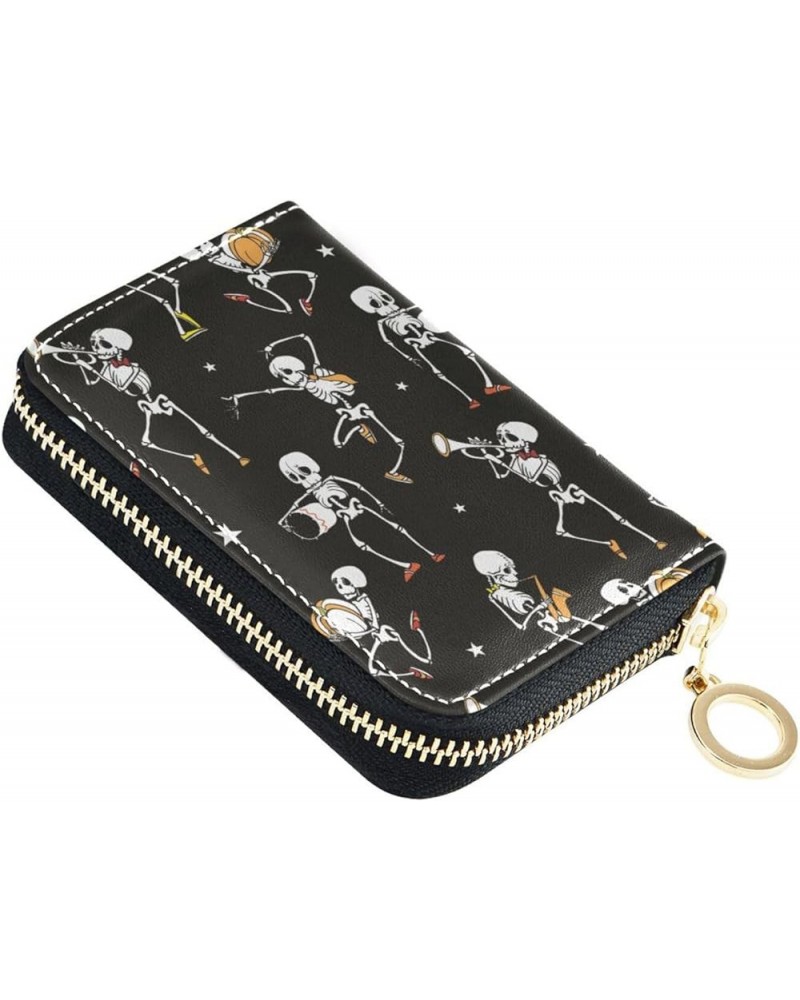 Doberman Dog RFID Credit Card Holder Leather With Zipper Card Case Wallet for Women Girls Color 25 $11.01 Wallets