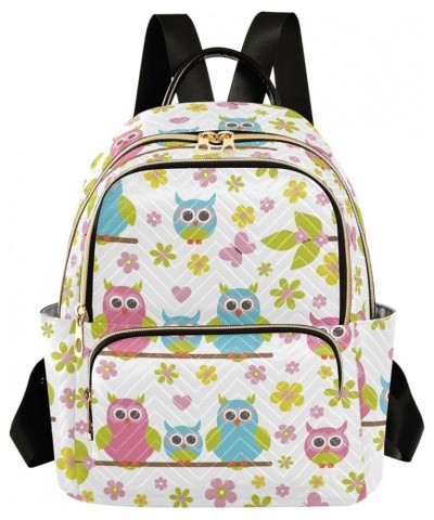 Mini Backpack Purse for Women Lightweight Girls Small Size Cute Owl Design School Teens College Traveling Small $17.48 Backpacks