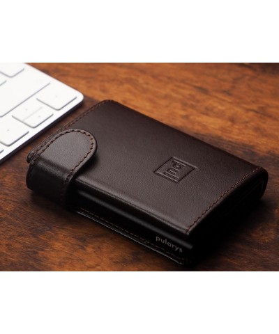 PULARYS OXFORD Mini Wallet - Credit Card Holder - Made of Italian Leather - RFID blocking - Space for up to 9 Cards - One Com...