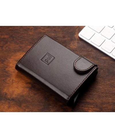 PULARYS OXFORD Mini Wallet - Credit Card Holder - Made of Italian Leather - RFID blocking - Space for up to 9 Cards - One Com...