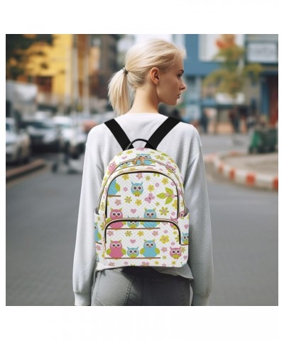 Mini Backpack Purse for Women Lightweight Girls Small Size Cute Owl Design School Teens College Traveling Small $17.48 Backpacks