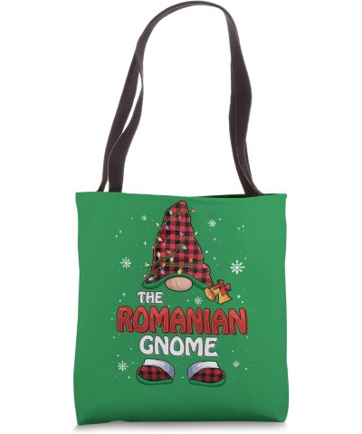 Funny Romanian Gnome Buffalo Plaid Matching Family Tote Bag $8.40 Totes