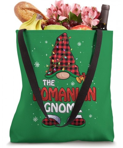 Funny Romanian Gnome Buffalo Plaid Matching Family Tote Bag $8.40 Totes