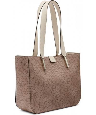 Audrey East/West Tote Almond/Taupe/White Embossed $40.25 Totes