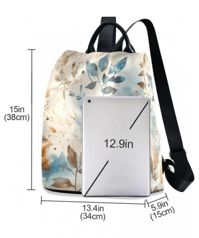 Cute Frog Cartoon Women Backpack Purse Anti Theft Back Zipper Design Travel Bag Watercolor Floral $18.37 Backpacks