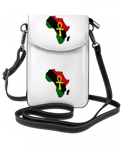 Cell Phone Purse Wallet Ankh African Colored Africa Small Crossbody Purse Bags With Shoulder Strap For Women Teen Girls $15.5...