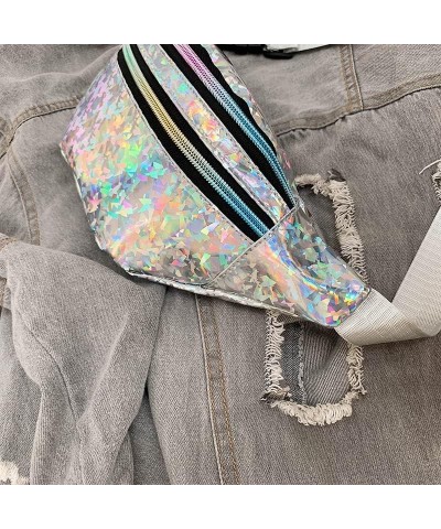 Sling Bag Sling Backpack Crossbody Bag Chest Bag Shoulder Bag Women Laser Sequins PU Fashion Multipurpose Lightweight Daypack...