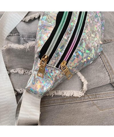 Sling Bag Sling Backpack Crossbody Bag Chest Bag Shoulder Bag Women Laser Sequins PU Fashion Multipurpose Lightweight Daypack...