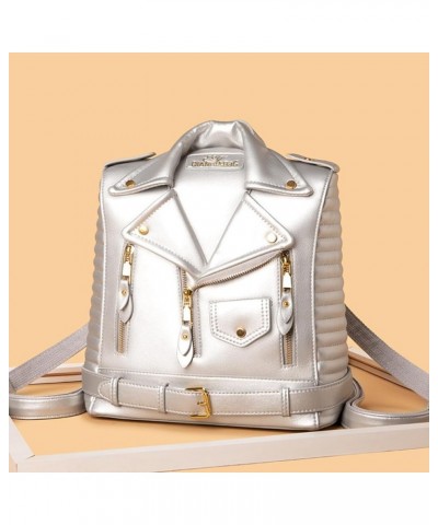 Cute Fashion Backpack Purse，PU Leather Anti-Theft Casual Shoulder Bag for Women (pink) Silver $14.85 Backpacks