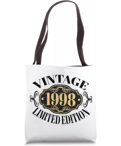 Vintage 1998 For Men Women Cool 26 Years Old 26th Birthday Tote Bag $11.28 Totes