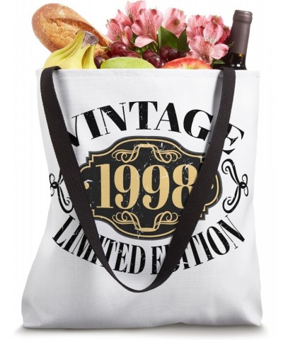 Vintage 1998 For Men Women Cool 26 Years Old 26th Birthday Tote Bag $11.28 Totes