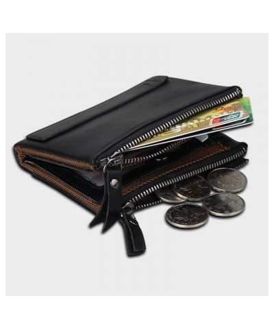 Cards Case Mini Wallet Slim Coin Purse Business Bifold Card Holder Clutch Multi-Function Male Wallet-Red (Color : Red) $20.31...