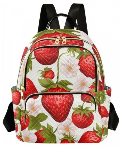 Strawberry Womens Purse Backpack, Women's Fashion Backpack, Women's Travel Backpack, S Strawberry-2 Medium $18.69 Backpacks