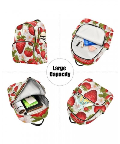 Strawberry Womens Purse Backpack, Women's Fashion Backpack, Women's Travel Backpack, S Strawberry-2 Medium $18.69 Backpacks