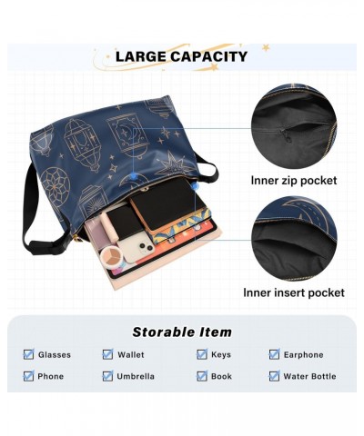 Arab Lanterns Stars Tote Bag for Women Large Hobo Bags Hobo Crossbody Bags Women Tote Bag with Adjustable Strap for Travel Gi...