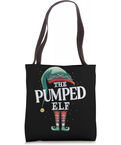 Pumped Elf Christmas Group Xmas Pajama Party Tote Bag $14.15 Totes