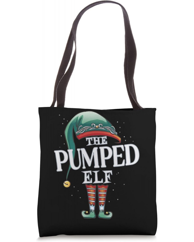 Pumped Elf Christmas Group Xmas Pajama Party Tote Bag $14.15 Totes