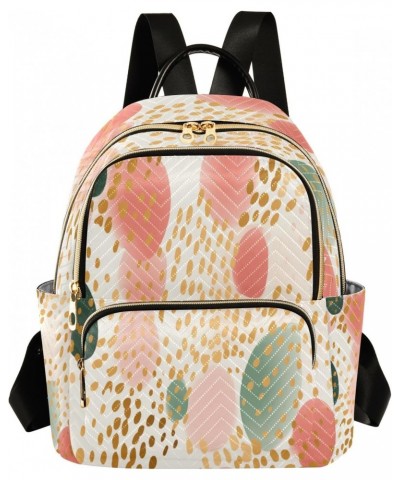 Geometry Dots Women Backpack Purse Travel Daypack Shoulder Bag $20.29 Backpacks