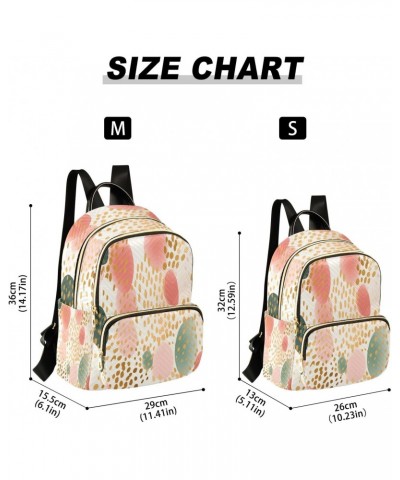 Geometry Dots Women Backpack Purse Travel Daypack Shoulder Bag $20.29 Backpacks