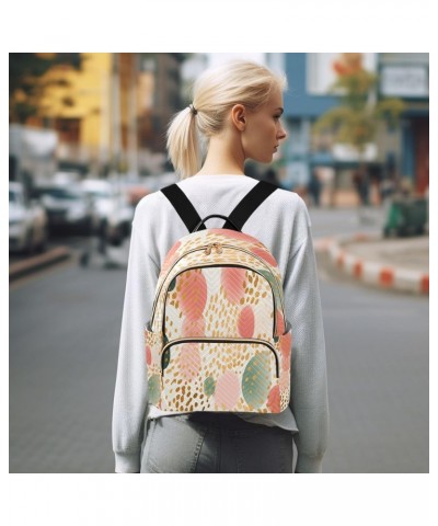 Geometry Dots Women Backpack Purse Travel Daypack Shoulder Bag $20.29 Backpacks