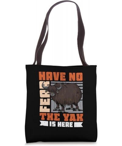 Have no fear the Yak is here - Highland Cow Yak Tote Bag $13.20 Totes