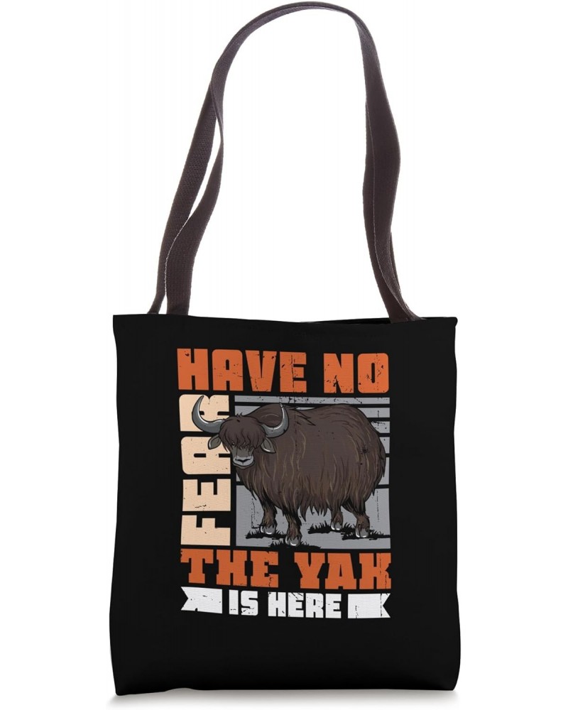 Have no fear the Yak is here - Highland Cow Yak Tote Bag $13.20 Totes